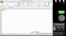 Microsoft Excel 2010 Ders 1