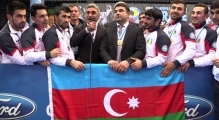 Interview to Azerbaijan Team Male Kumite. European Champions. 49th European Karate Championships
