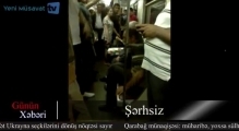 Bakı metrosunda tərbiyəsizlik 