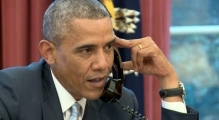 Raw Video: President Obama Calls Clint Dempsey & Tim Howard
