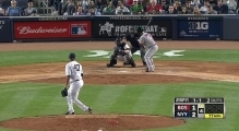 Fan sleeps in stands during game vs. Red Sox
