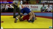 WWCC2014 / Cavid Feyziyev - Arsen Sychov-Bopambe (BLR) GR 100 kg 1/4 final
