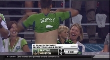 Clint Dempsey Trades Jersey To Child For Popcorn
