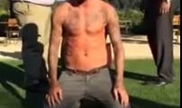 David Beckham Ice bucket challenge ALS
