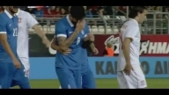 Panagiotis Kone try to punch Nemanja Matic - Greece - Serbia 18.11.2014 Friendly Match
