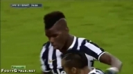 Juventus vs SSC Napoli - Paul Pogba Incredible Volley Goal - 10.11.2013
