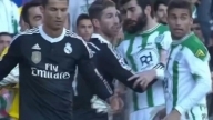 Cristiano Ronaldo Red Card vs Cordoba - Hits Cordoba Player 1/24/2015
