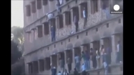 India cheating scandal exposed: Parents climbing walls to help students cheat in India
