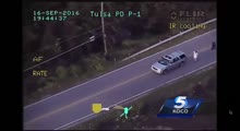 GRAPHIC VIDEO- Helicopter video of deadly Tulsa police shooting