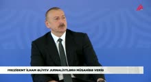 Prezident İlham Əliyev jurnalistlərə müsahibə verib (06.07.2020)