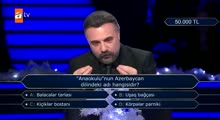 “Kim Milyoner Olmak İster?” proqramında Azərbaycan təhsili ilə bağlı “50 min”lik mükafat dəyərində sual