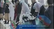 Milli  Parkda bayram tədbiri üçün məşqlər gedir