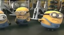 Minions In gym All 3 parts HD